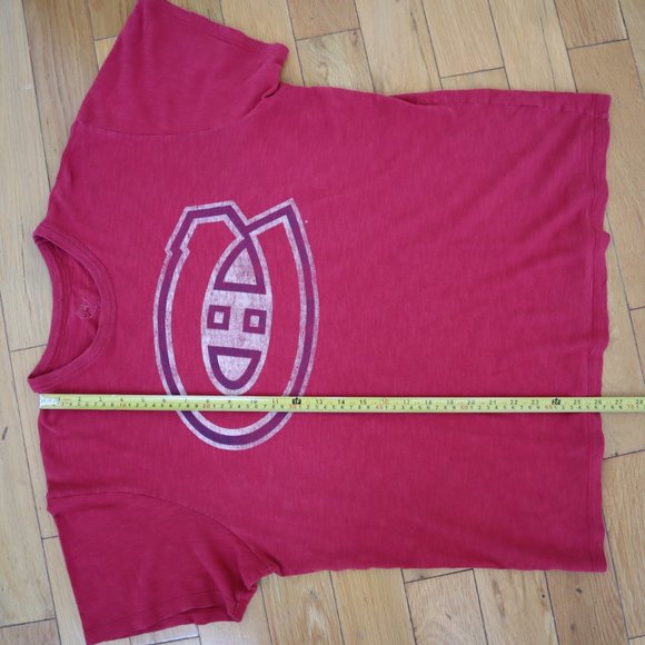 Vintage Canadiens Red T Shirt, 47 Brand , Size L - Picture 7 of 8